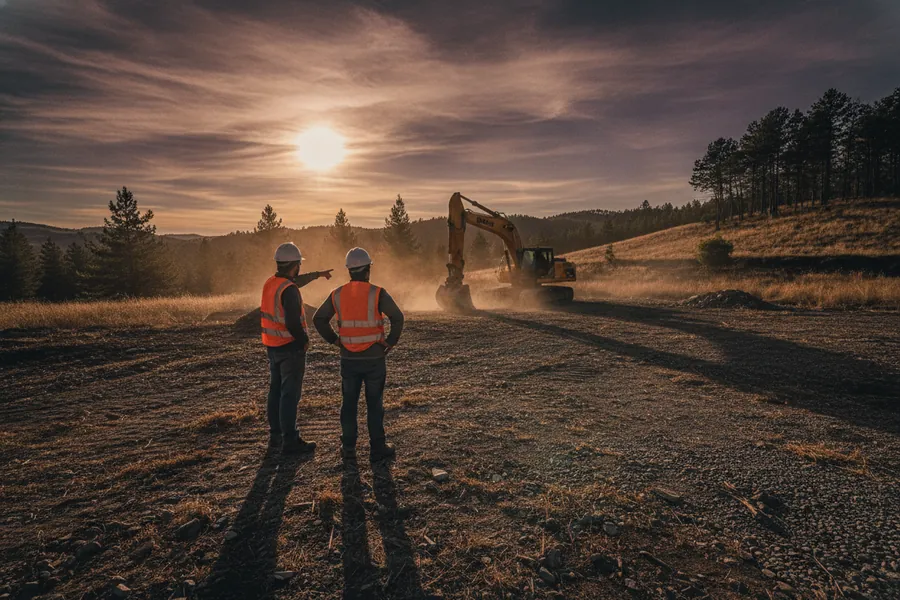 Equipo de RaiSur Ingeniería en faena en Cauquenes
